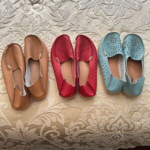 3 pair of comfortable flats size 9